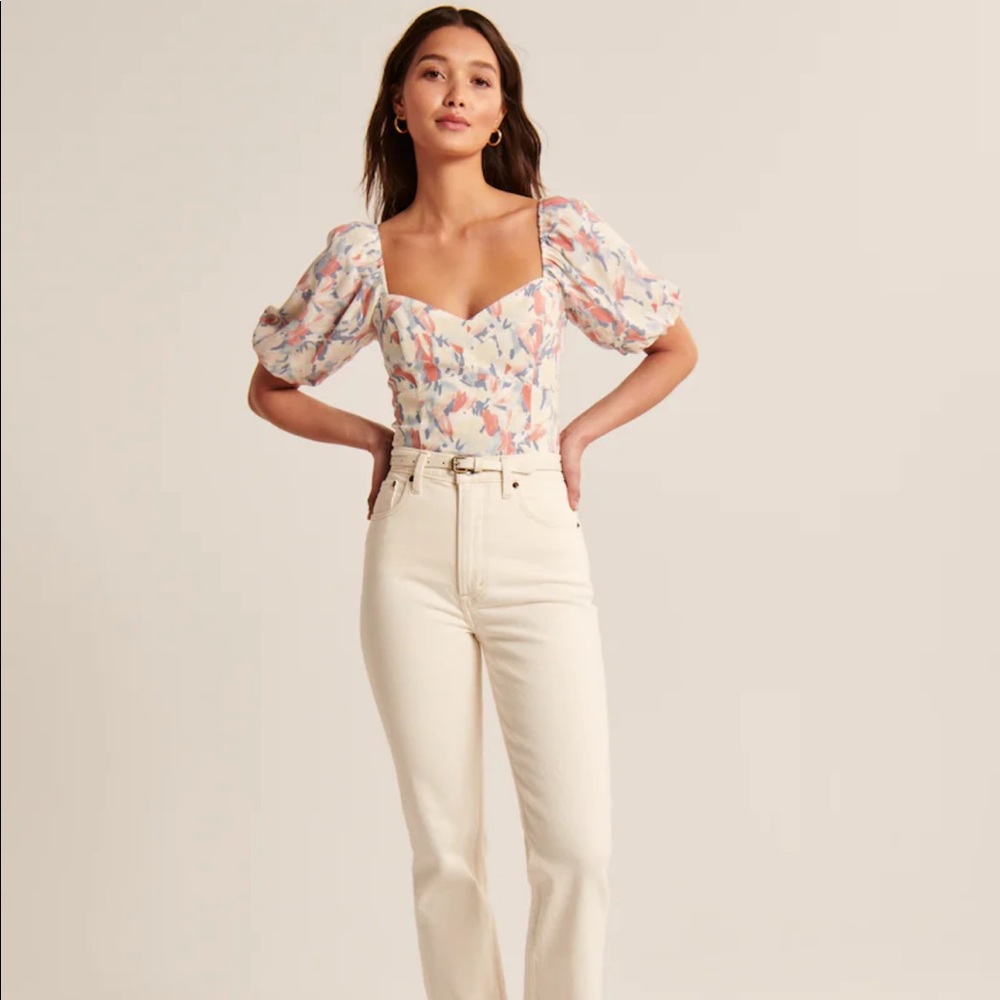 Corset Puff Sleeve Top